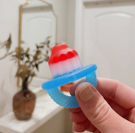 Popsicle silicone teething toy