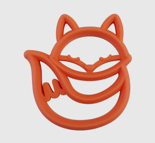 Silicone fox teething toy