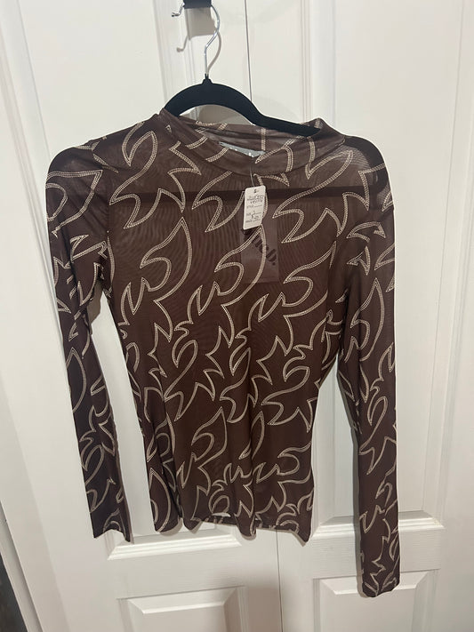 Boot Stitch Mesh long sleeve - last one size small