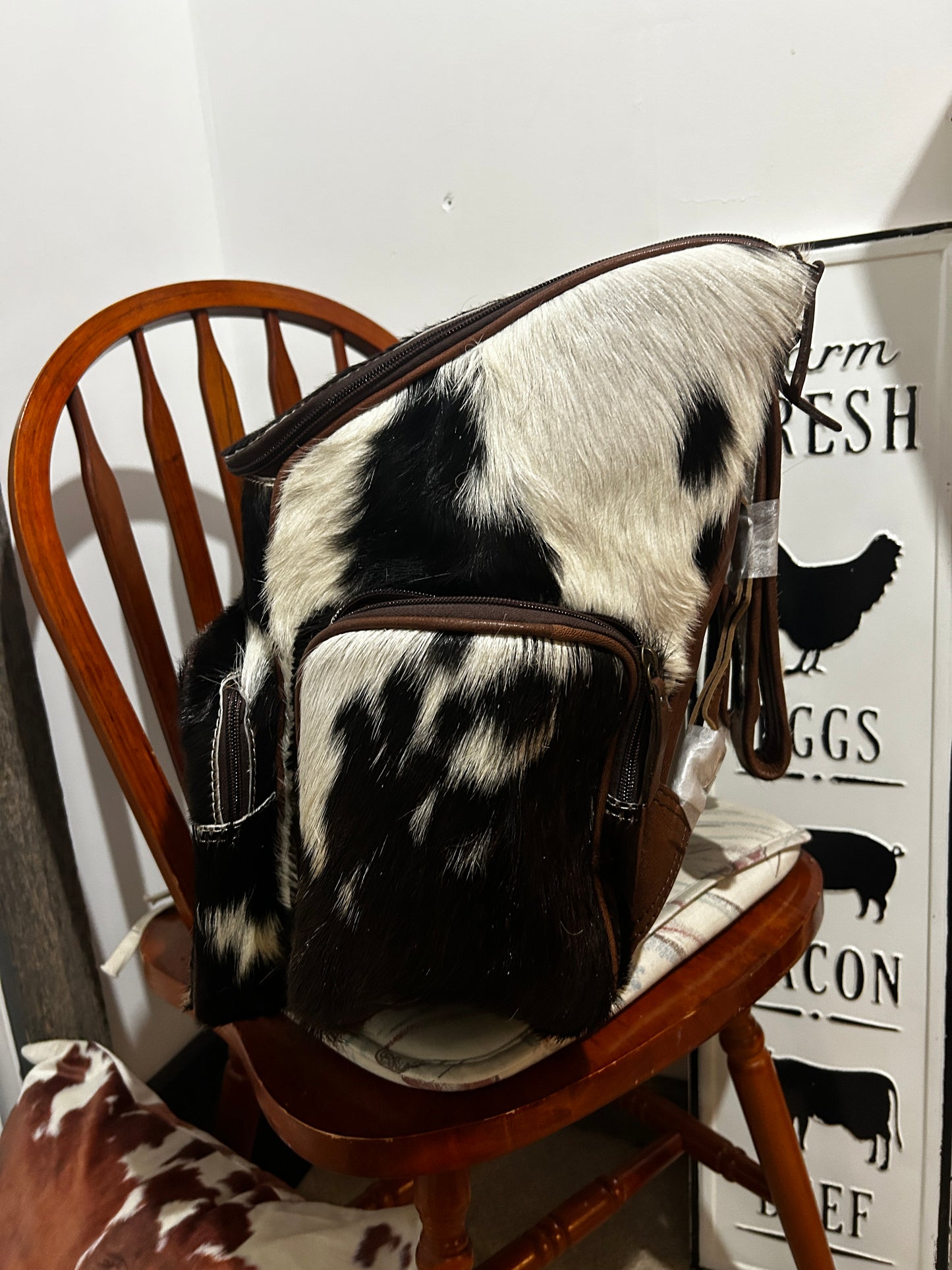 Cowhide backpack #2