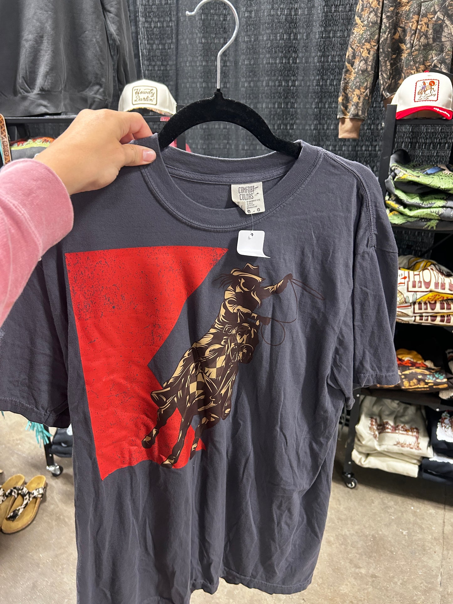 Red hot barrel tee