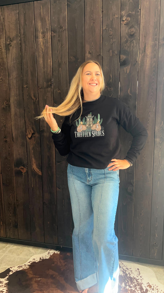 Branded Crewneck - Black