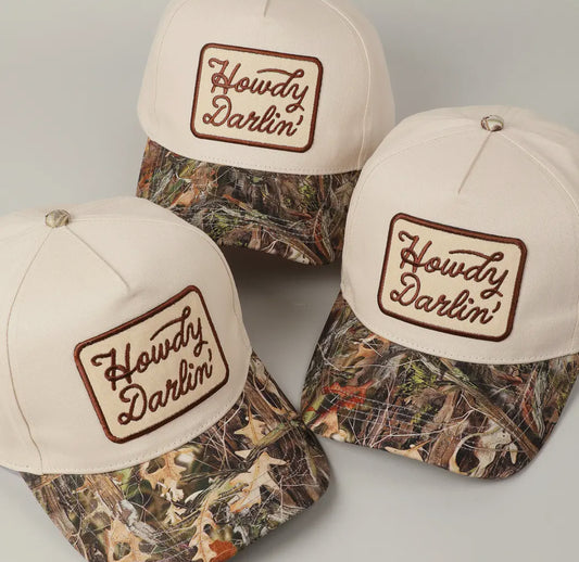 Howdy Darlin Camo Hat