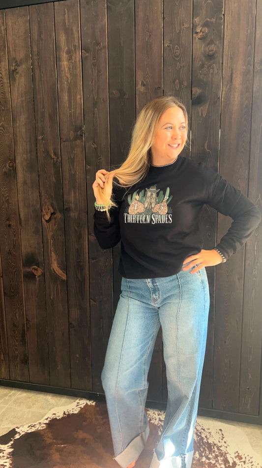 Branded Crewneck - Black