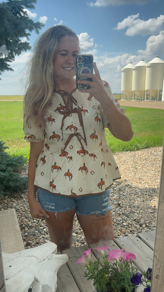 cowboy blouse