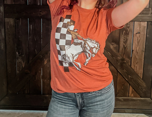 Checkered Bronc