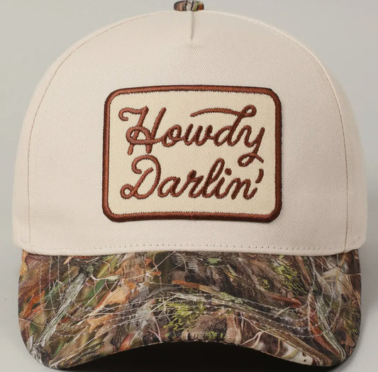 Howdy Darlin Camo Hat