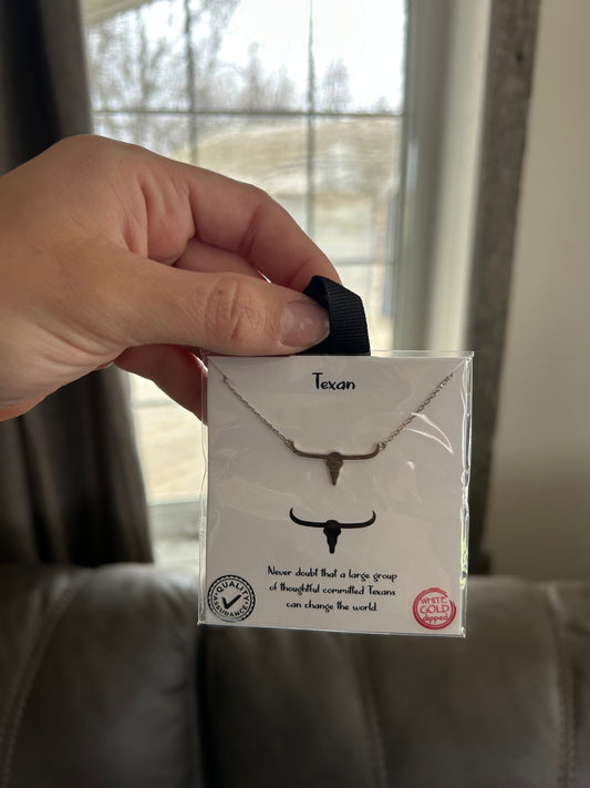 Longhorn #2 necklace