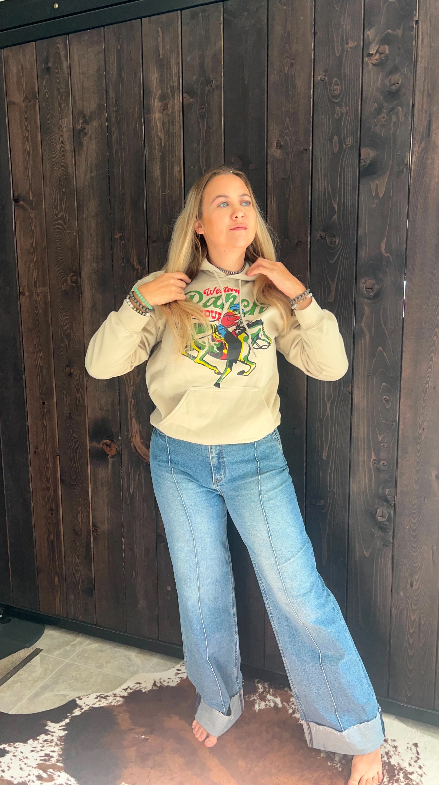 Western Ranch Round up Hoodie