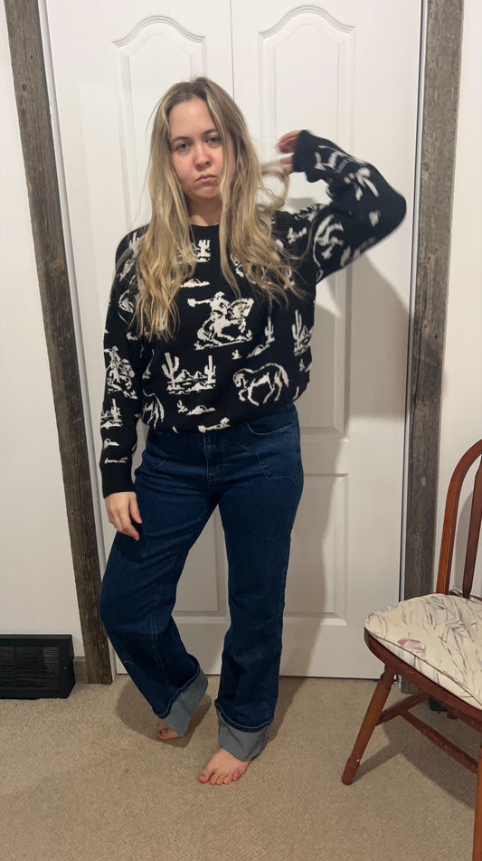 Buckin Horse Sweater