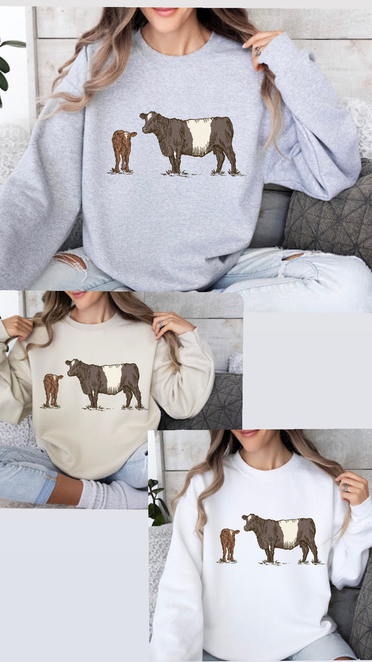 Calving crewneck