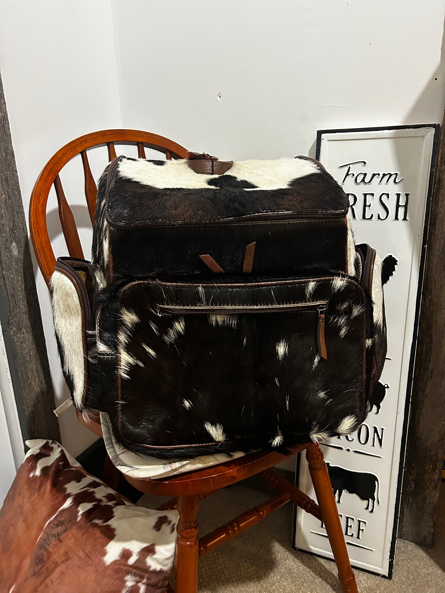 Cowhide backpack #2