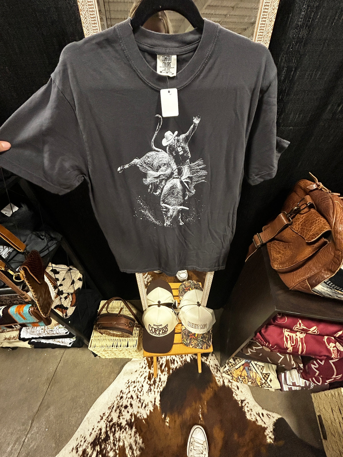 Bull rider tee