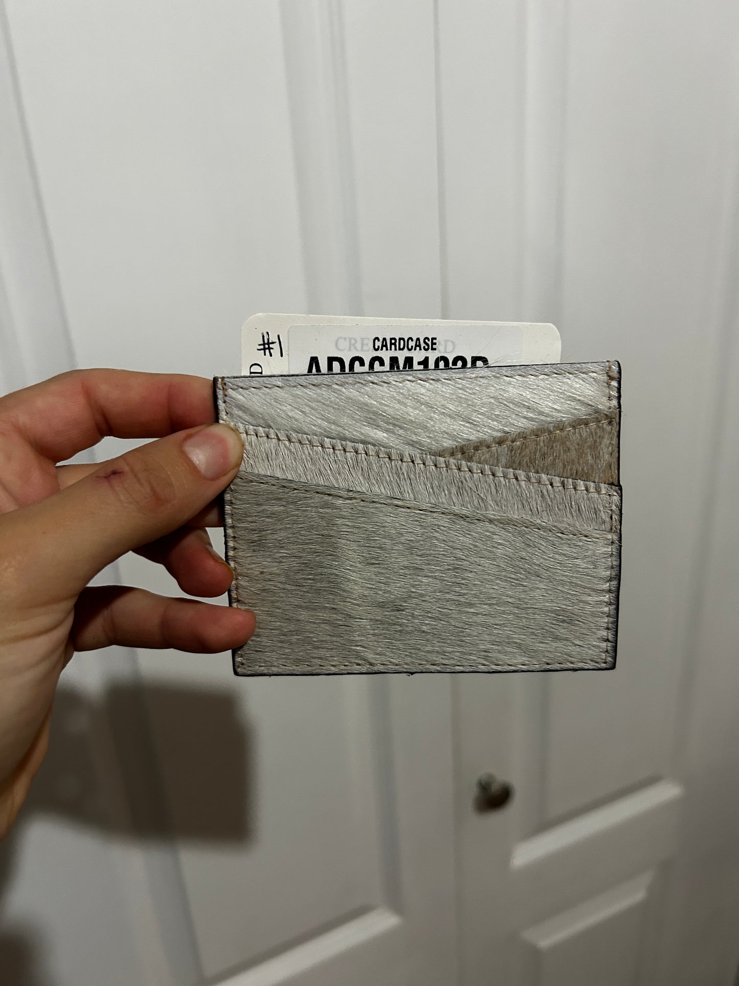 Cowhide cardholder #1