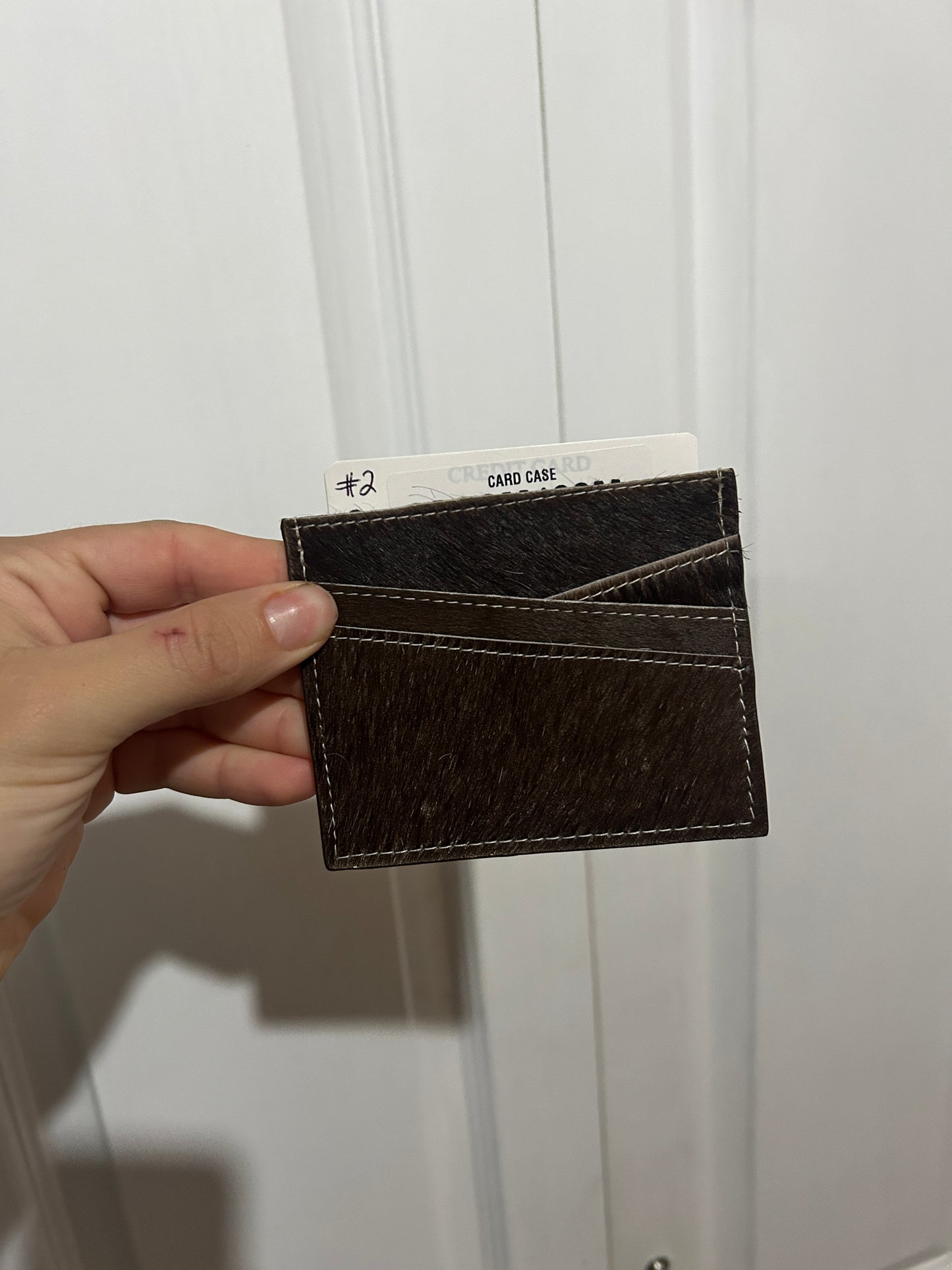 Cowhide cardholder #2