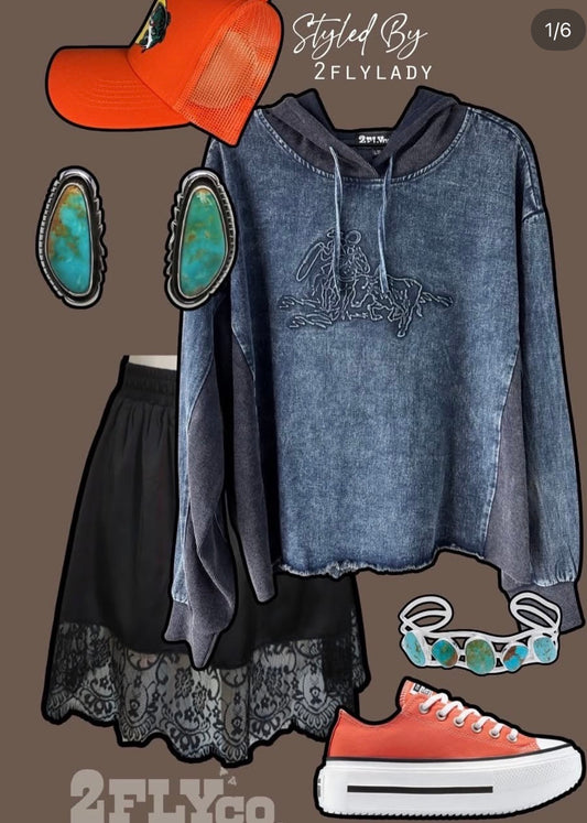 The Denim Hoodie