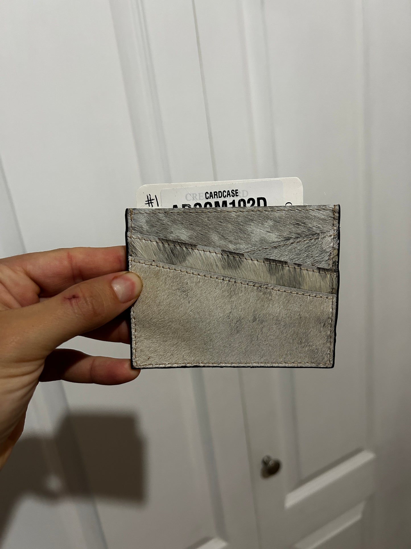 Cowhide cardholder #1