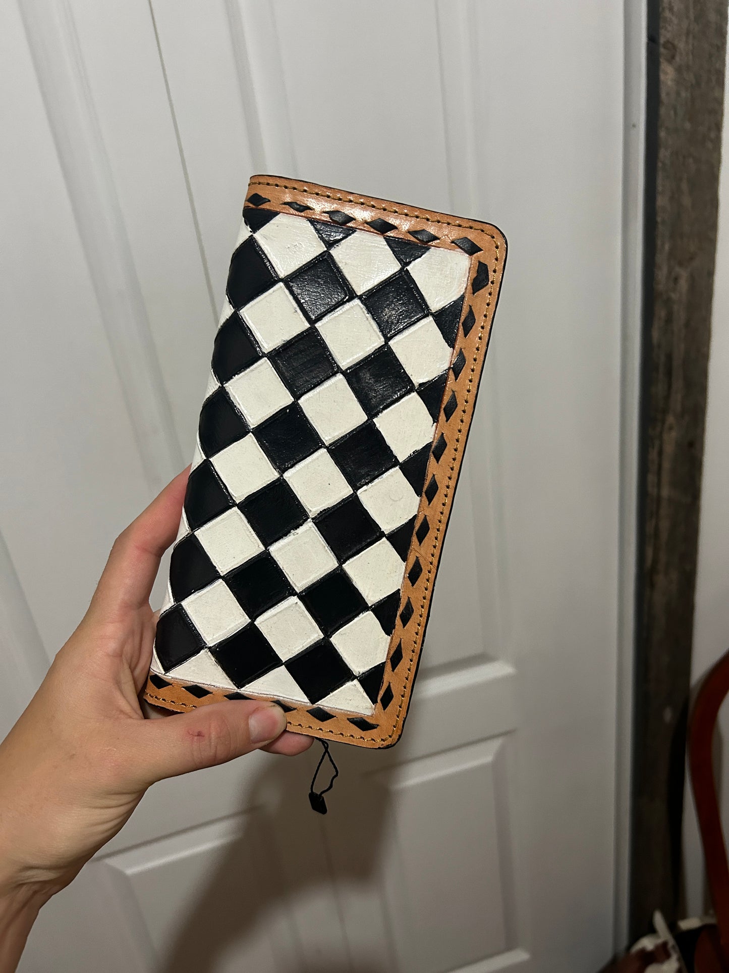 Checkered Wallet