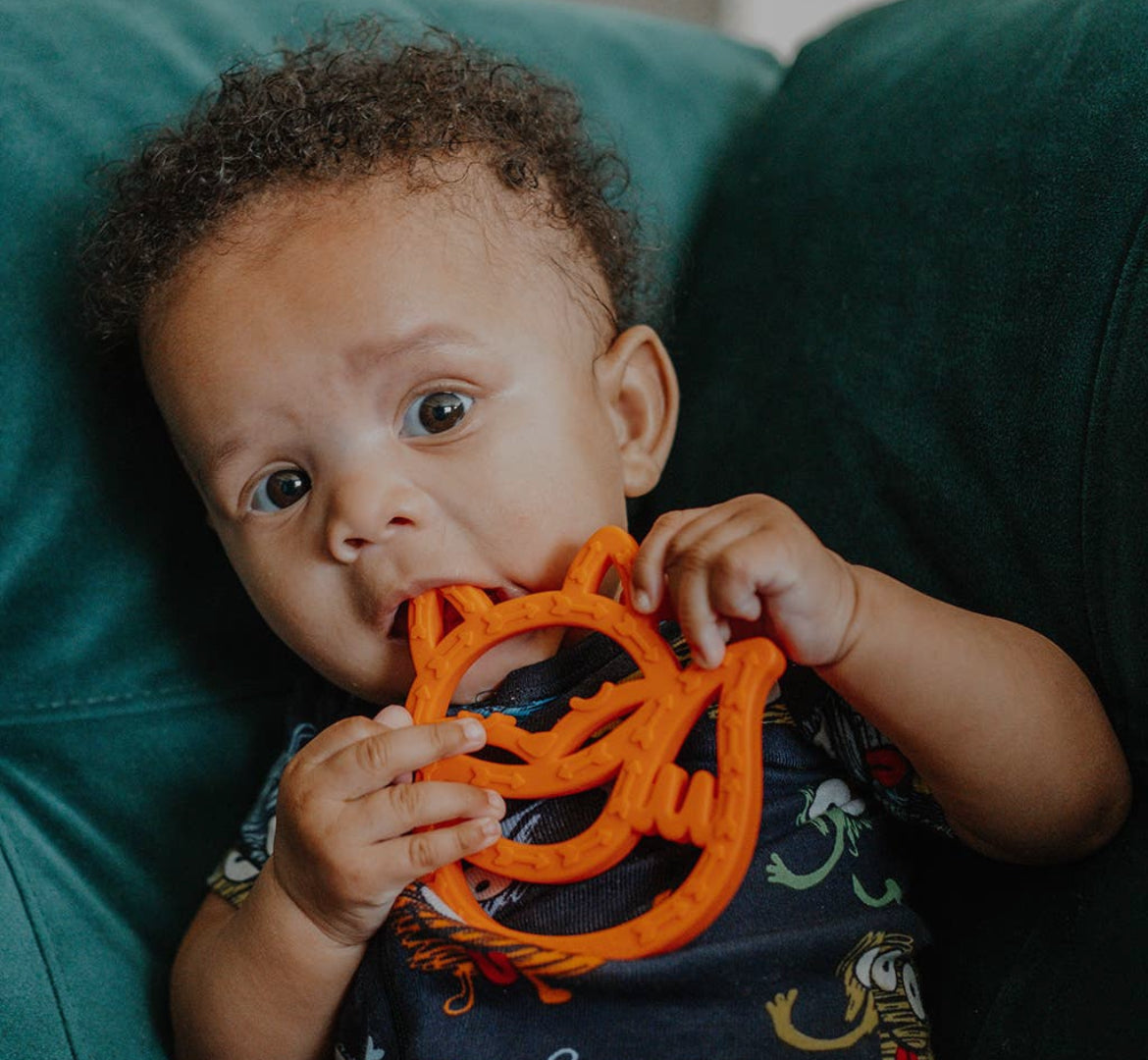 Silicone fox teething toy