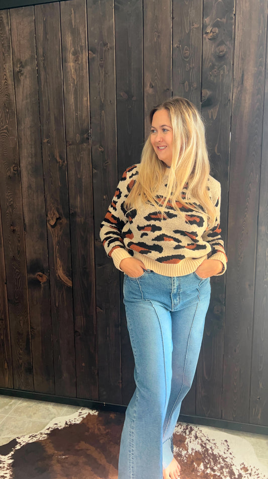 Cheetah Sweater