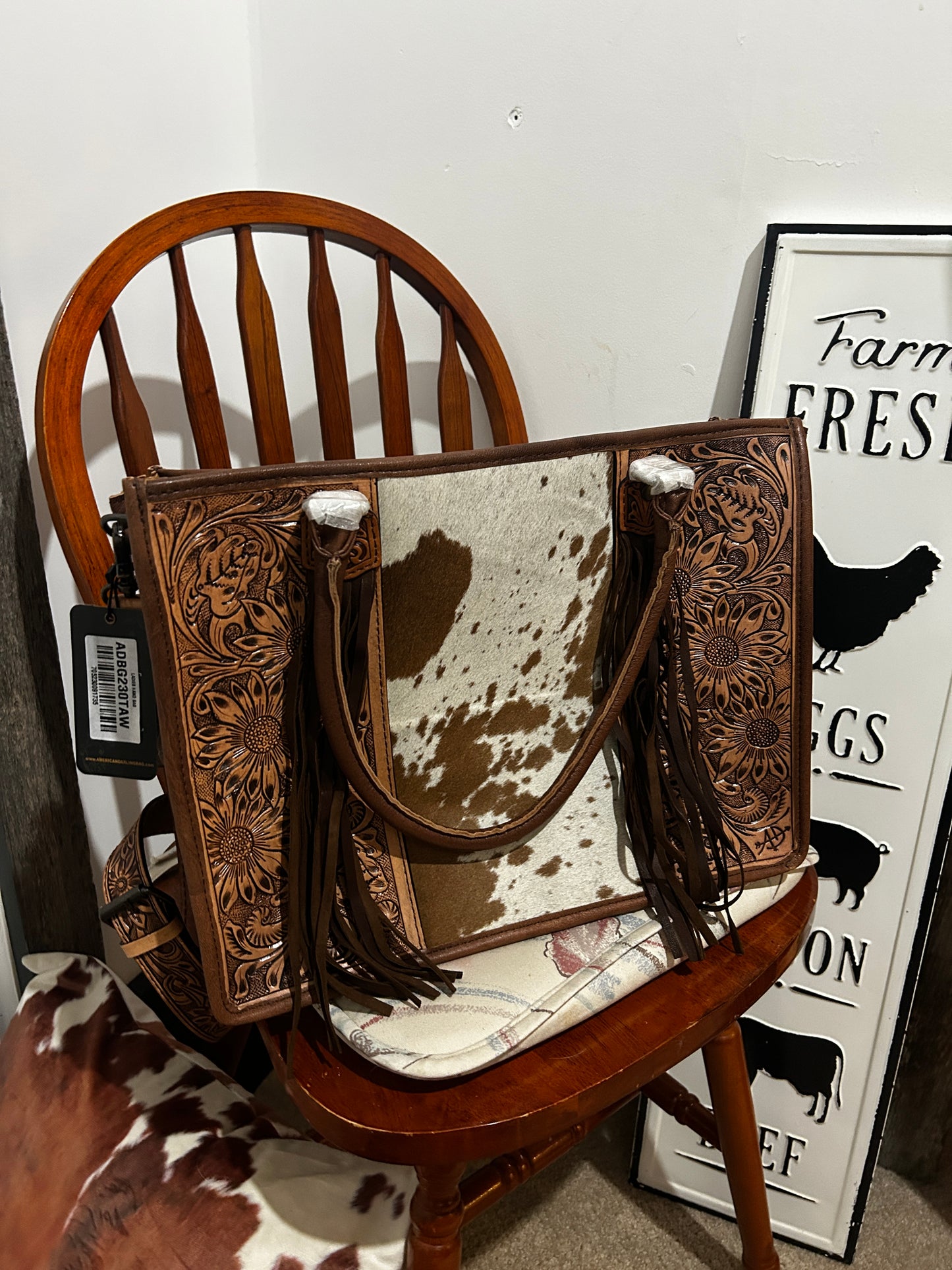 Cowgirl tote bag