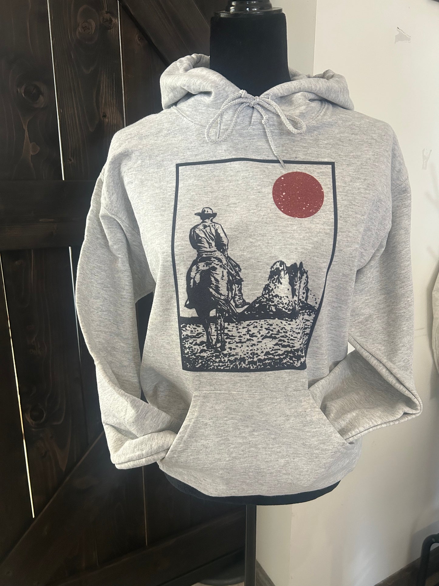 Lone cowboy hoodie