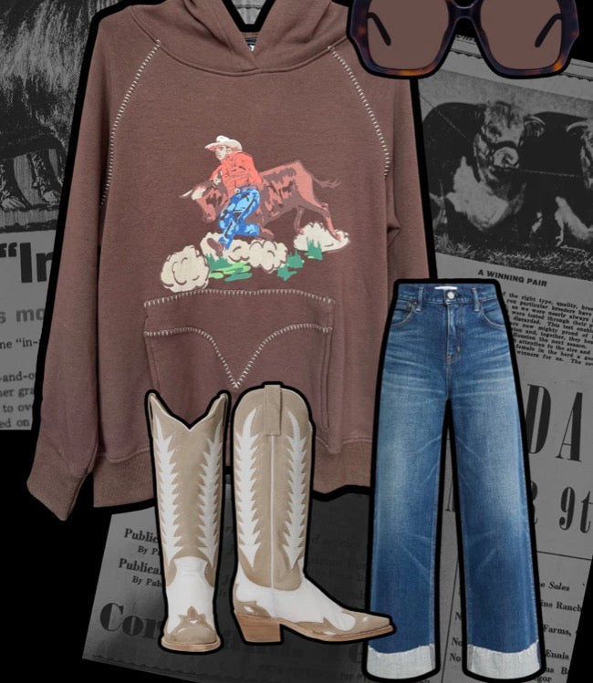 The Bull dogger hoodie