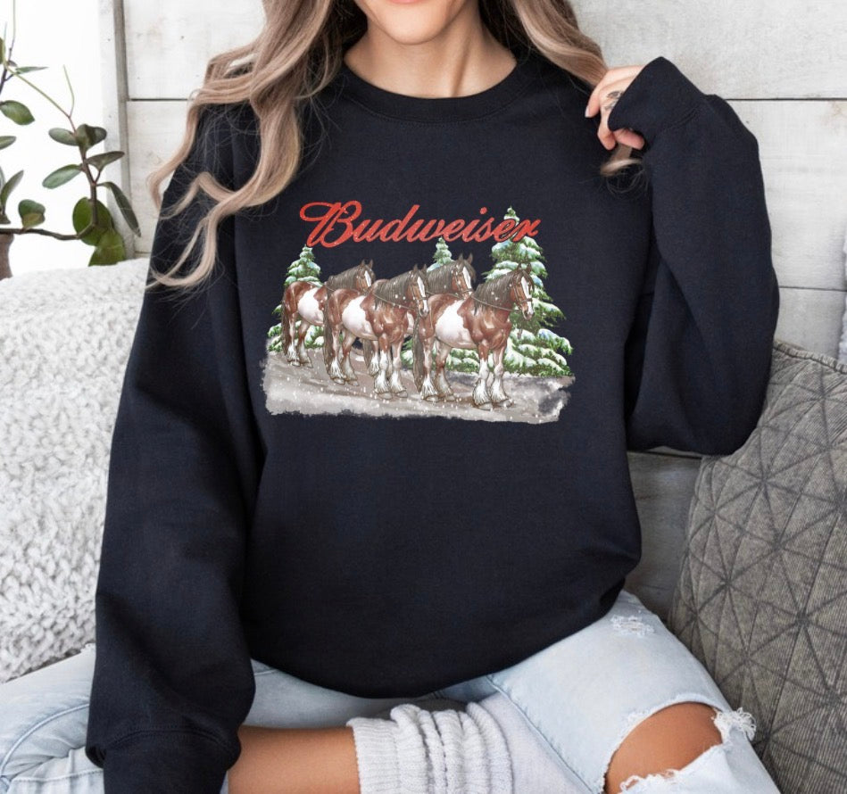 Christmas Beer Horses