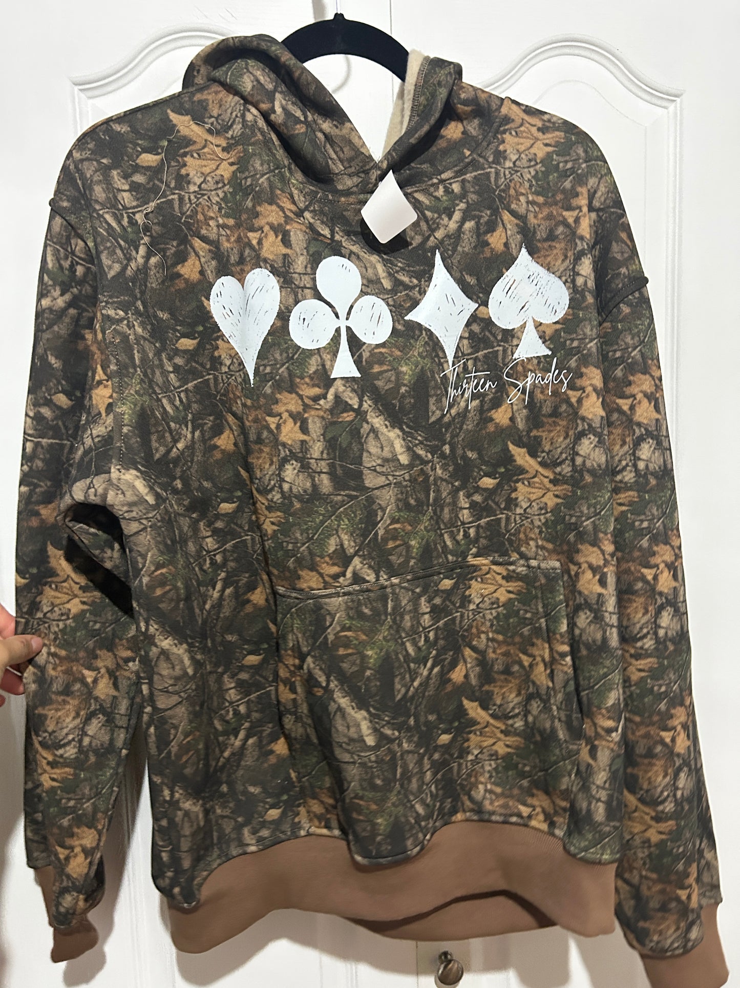 Camo Thirteen Spades Hoodie