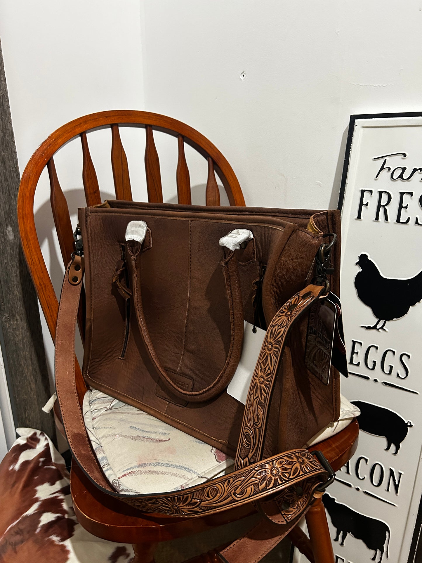Cowgirl tote bag