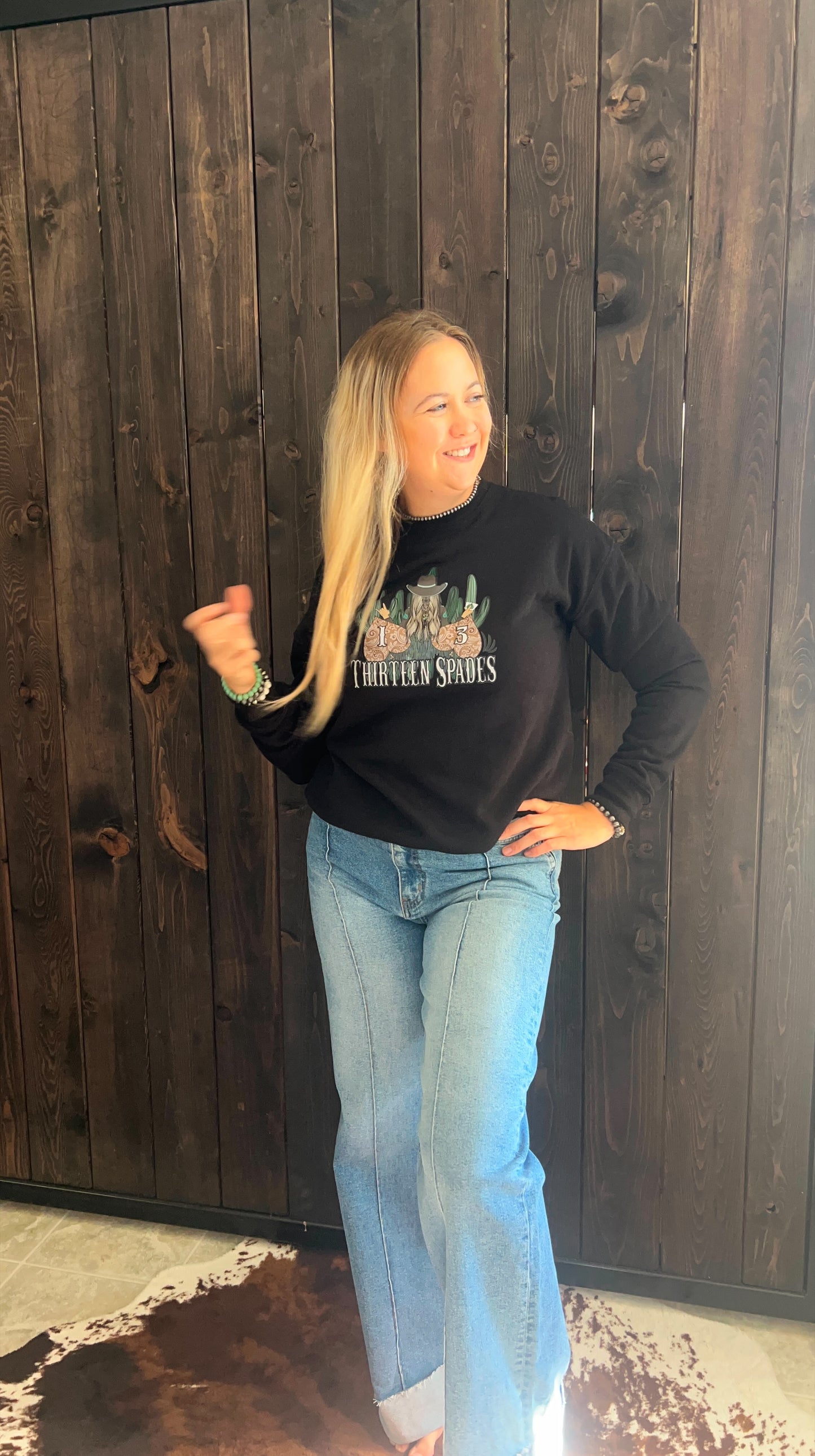 Branded Crewneck - Black