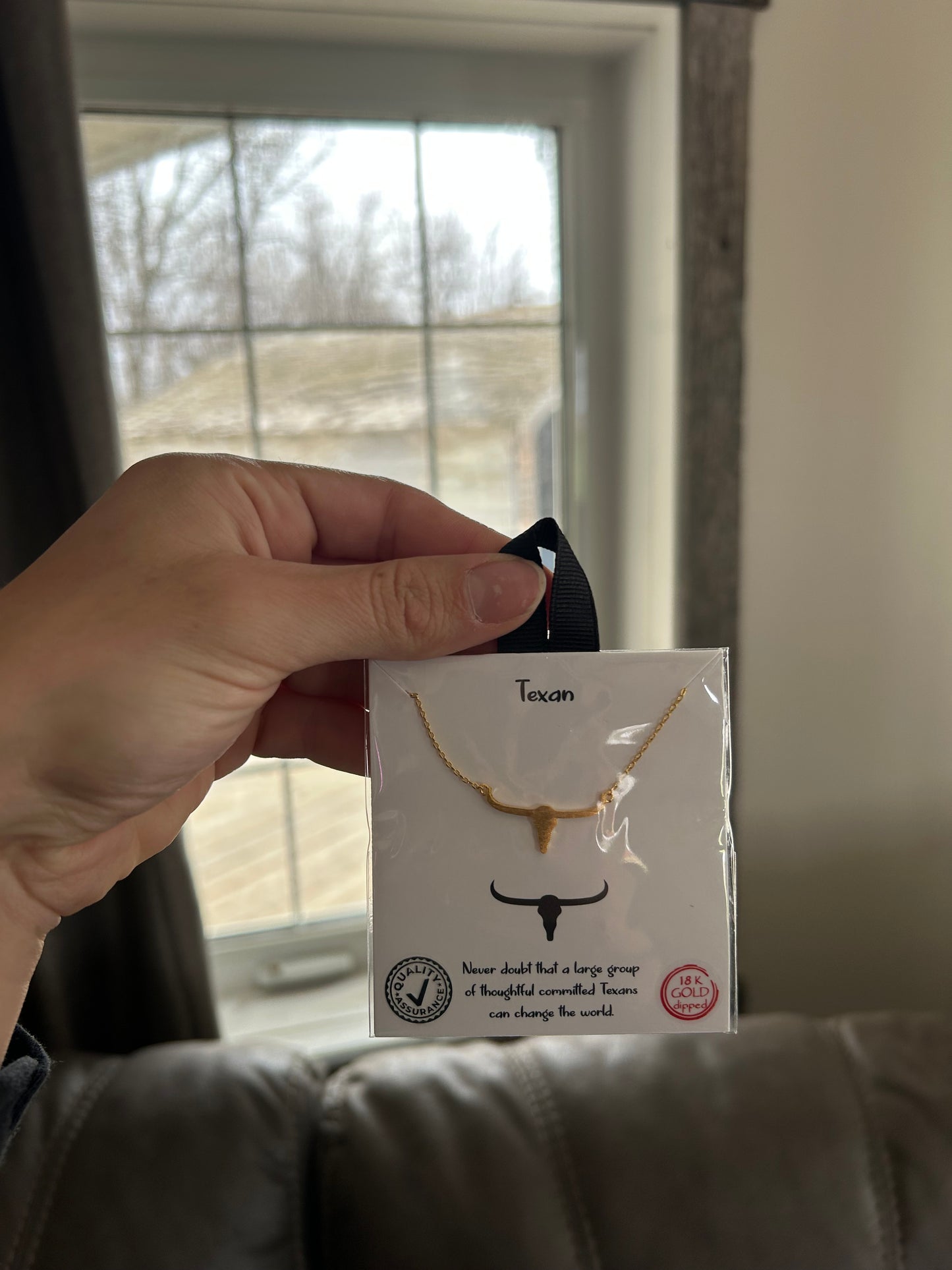 Longhorn #2 necklace