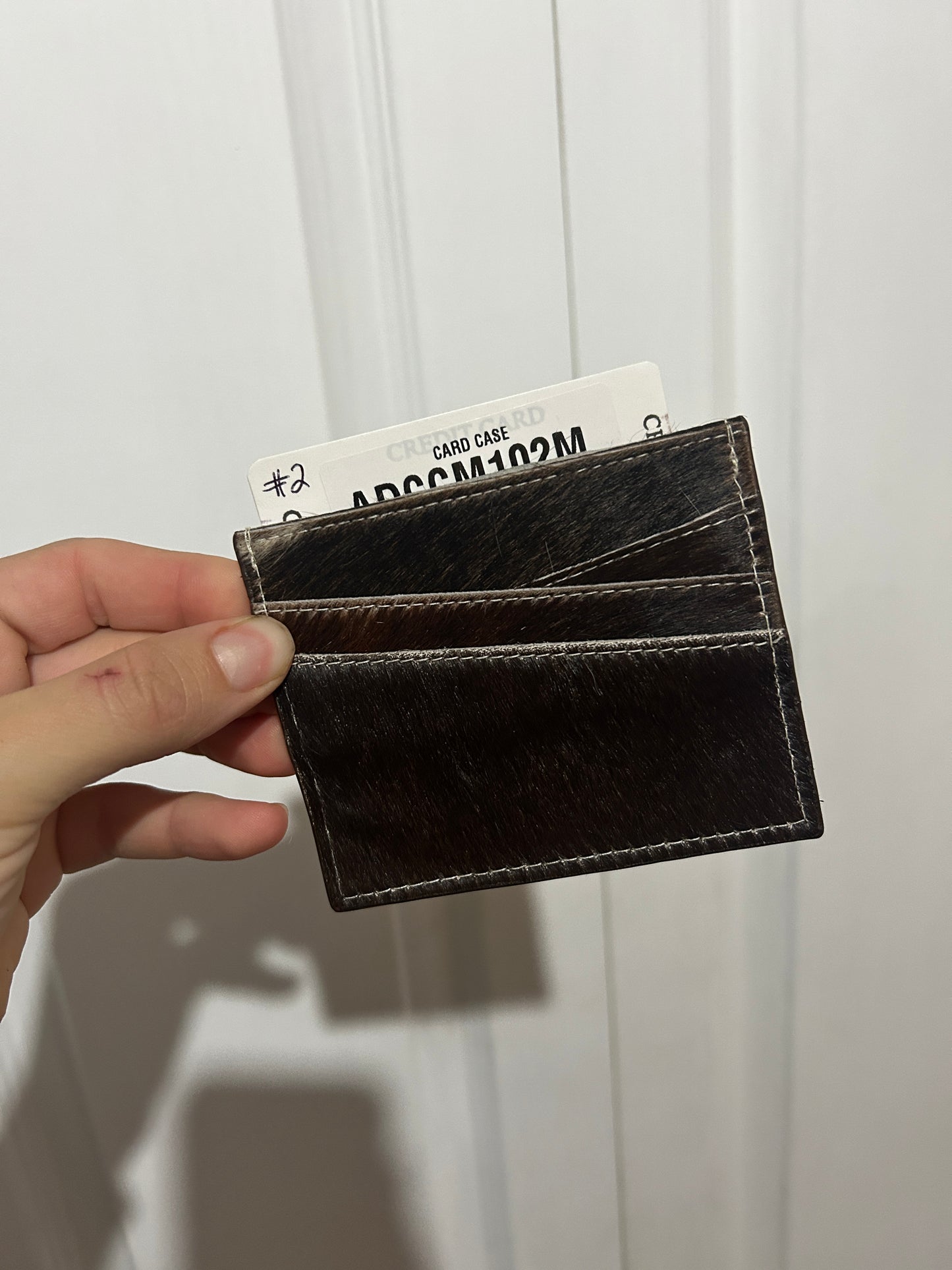 Cowhide cardholder #2