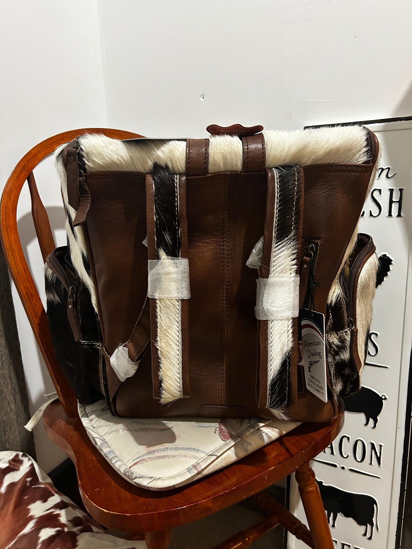 Cowhide backpack #2