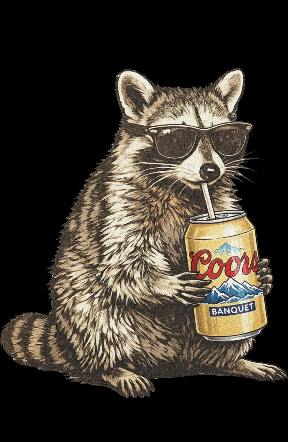 Banquet raccoon tee